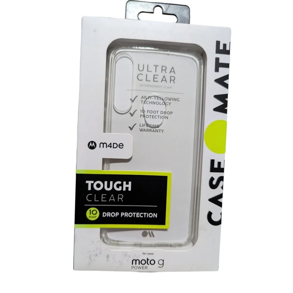 W1. Case-Mate Tough Clear - Moto G Power 2022